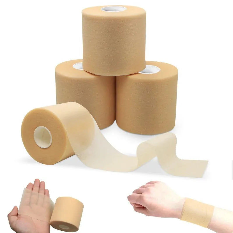 Pre-Wrap Sports Tape for Ankles Wrists Hands Protection Athletic PU Soft Foam Bandage Under Wrap Prewrap Tape