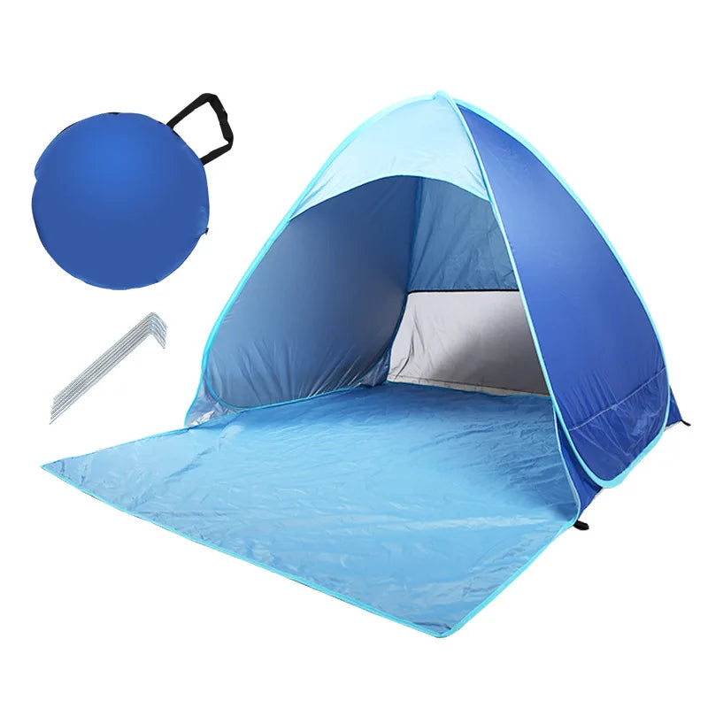 Factory Direct Sale Outdoor Camping Tent Customized Waterproof Quick-Opening Pop up Beach Shade Tent