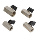 Brass Compact Miniature Ball Valve 1/8" 1/4" 3/8" 1/2" Double Female Thread Mini Ball Valve MegaBDM