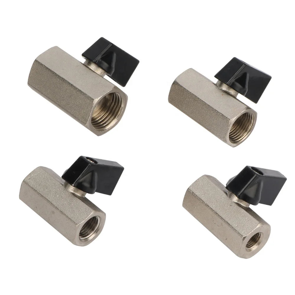 Brass Compact Miniature Ball Valve 1/8" 1/4" 3/8" 1/2" Double Female Thread Mini Ball Valve MegaBDM
