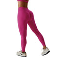 Hot Sales Women Stretchy Compression V Cut Scrunch Back High Quality Running Yoga Leggings