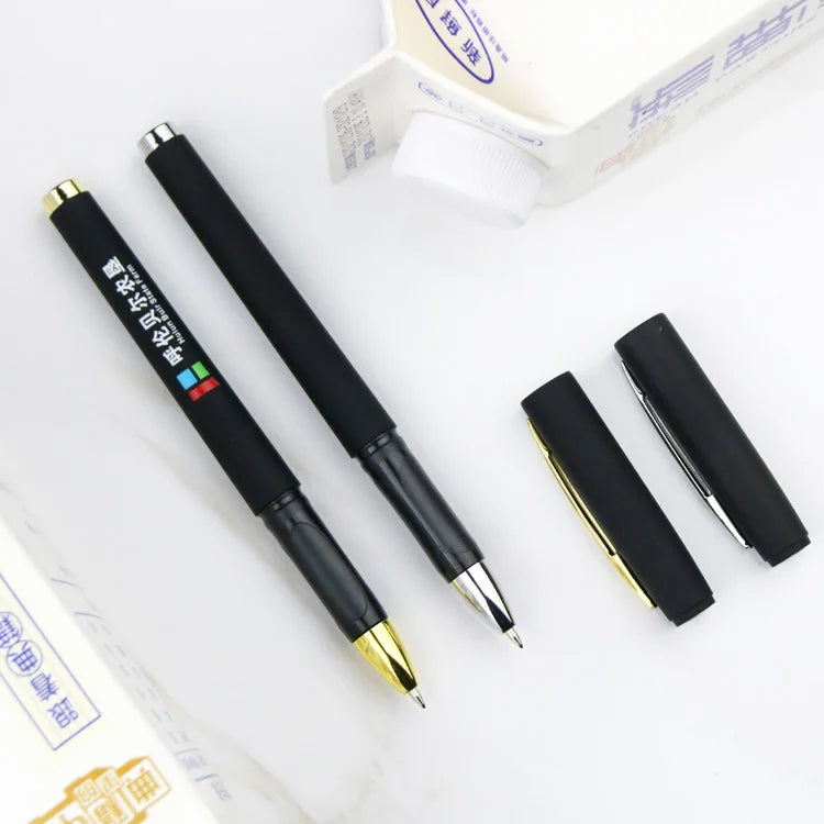 Wholesale BKS Brand 0.5mm Gold Stylus Pen Custom Logo Colorful Glitter Gel Ink Plastic UV/Digital Printing School Stationery