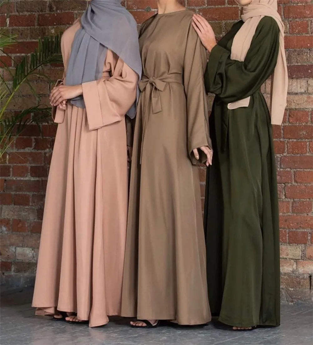 Solid Color Ethnic Clothing Islamic Muslim Clothing Abaya India Pakistan Wholesale Clothing Robe Abaya Dubai