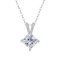 Romantic July Women's 18K Gold Plated Moissanite Pendant Necklace for VVS1 Customizable Fashion Pendant Jewelry