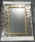 100X60cm Nordic Style Home Porch Bathroom Hairdressing Clothing Store Modern Net Red Luxury Fashion Atmosphere Wall Mirror