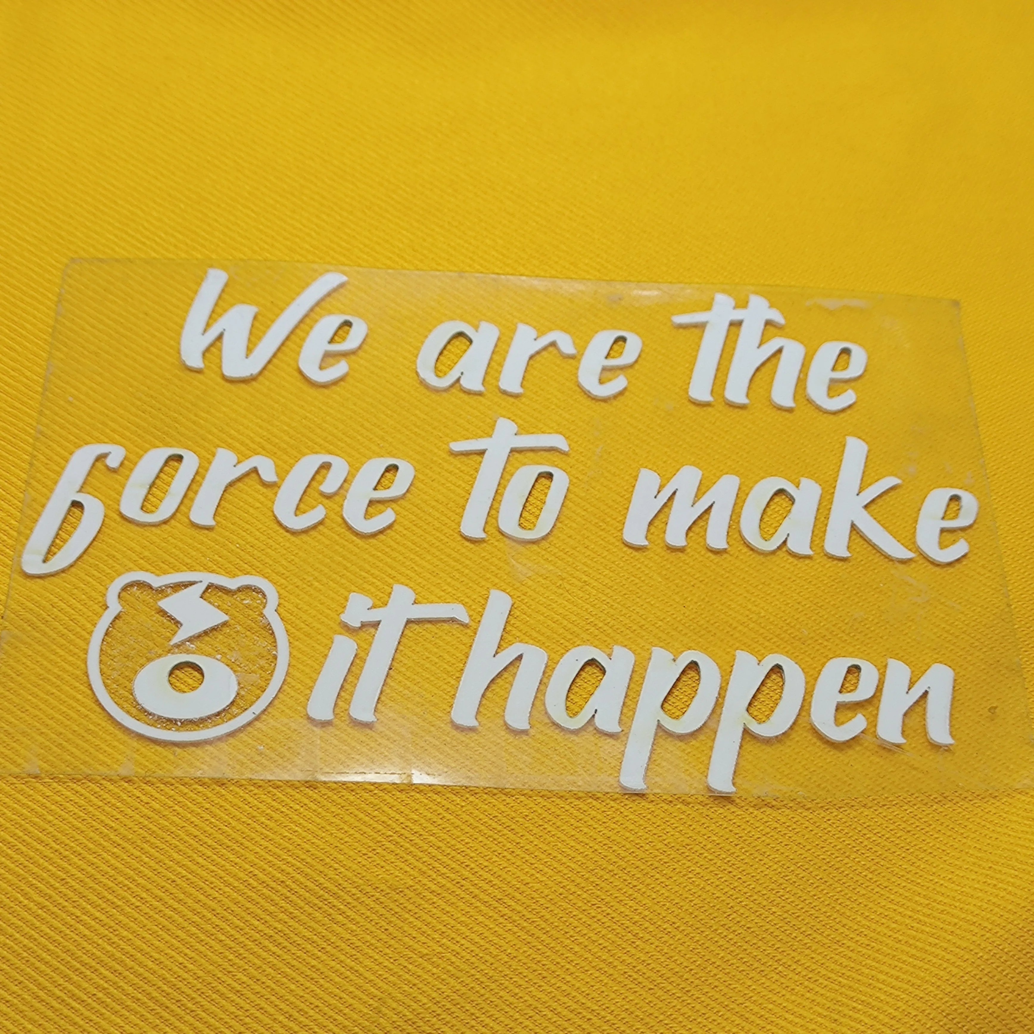 Custom Printed 3D Vinyl Sticker Embossed Heat Transfer Label Raised Brick Design for Apparel Accessories Clothing