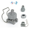 26988 Grey Industrial Cleaning Fan Nozzle Adjustable Automatic Spherical Clip Plastic Double Clip Universal Spray Nozzle MegaBDM