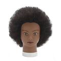 Wholesale Human Hair Mannequin Head Hairdresser Training Head Manikin Cosmetology Doll Head 14inches Wigs for Black Women Human