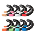 Bicycle Handlebar with Shockproof Soft PU EVA Curved Bicycle Road Bike with Aluminum Alloy Handlebar Cap Bicycle Parts