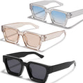 Ladies Vintage Oversized Sun Glasses Female Big Frame Retro Jelly Color Eyewear Men Square Uv400 Shades Black Sun Glasses MegaBDM