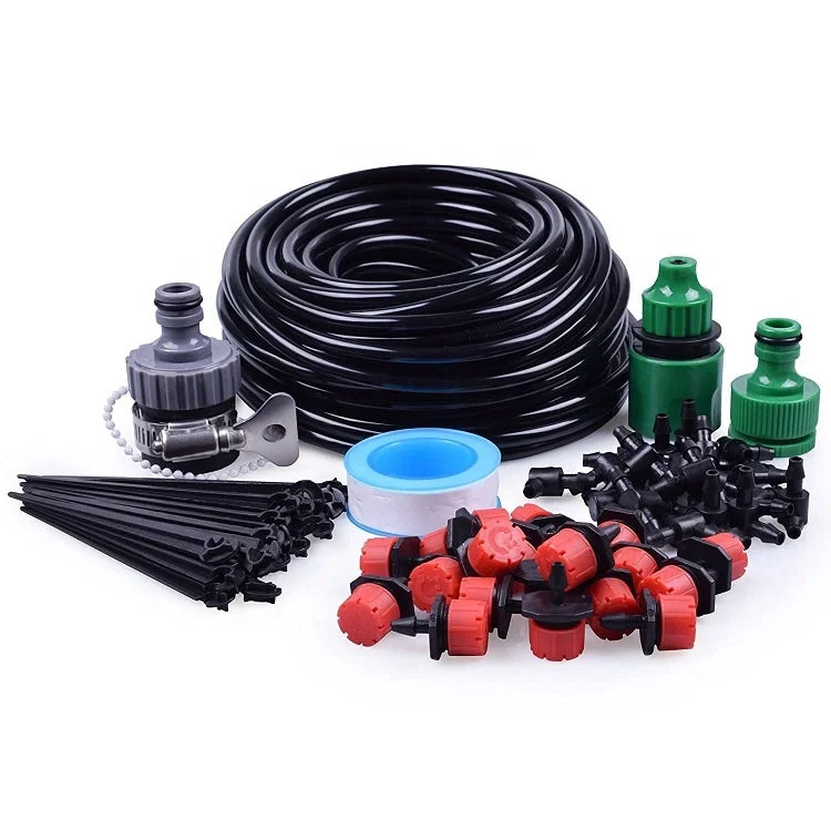 Greenhouse Drip Irrigation Set Automatic Saving Water System Drip Irrigation Watering Kit