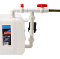 Plastic PVC Eco-Friendly White 40L Seawater Mixing Jug with Built-in Plumbing for Aquarium Fish Tank