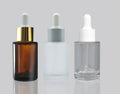 Wholesale Custom Logo Glass Dropper Bottles for Cosmetic Essential Oils 20ml-100ml Flat Design Screen Printing Surface SKIN CARE