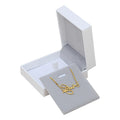 Custom White Paper Mini Jewelry Necklace Box for Ring Earring Jewellery Storage Luxury Jewellery Gift Packaging Box