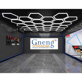 Custom Made Car Studio LED Car Polishing Lighting High Lumen Hex Garage Lights