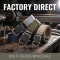 Flying Art Outdoor Nylon Belt Casual Toothless Alloy Buckle Quick Release All-match Jeans Belt Men's Belt