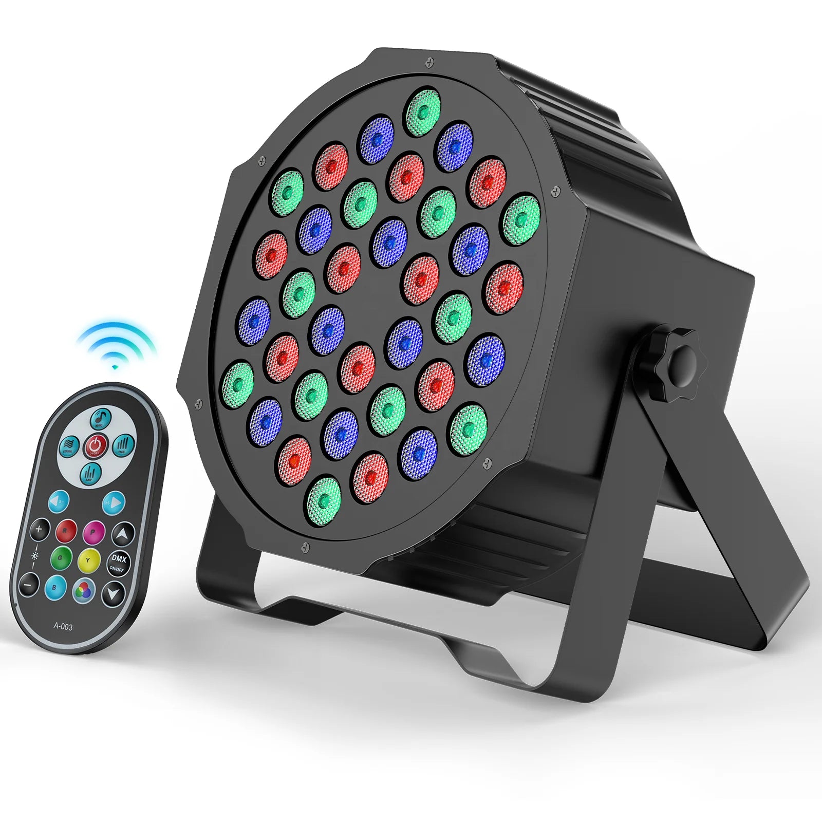 36 LEDs RGB PAR Light 36W Remote Controller Stage Lighting for Party Disco DJ KTV Stage Par Lights