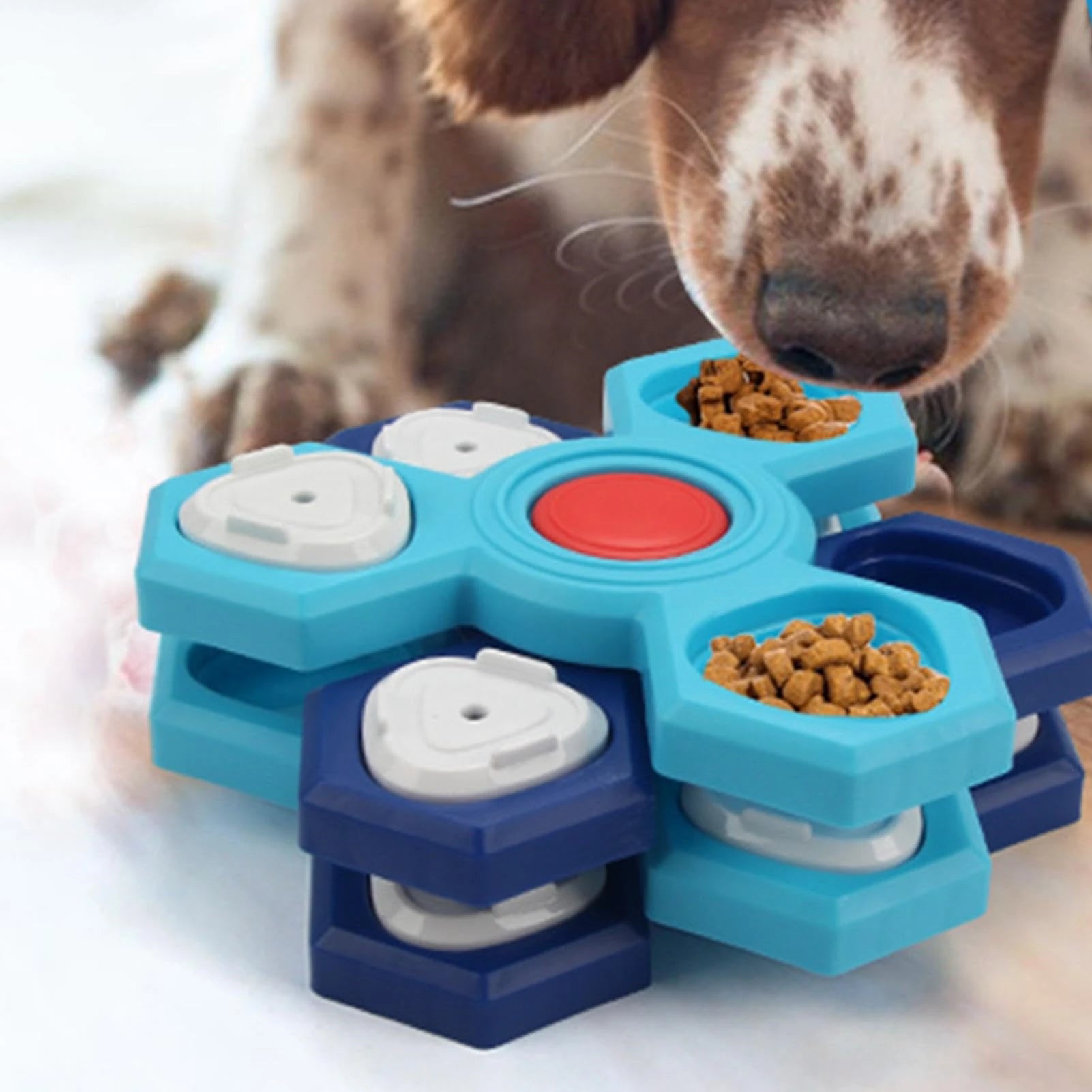 Dog Food Puzzle Feeder Toy Training Dog Toys Slow Feeder Dogs Puzzle Feeder Slow Eat Bowls Training Tool