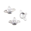 Charms Saturn Planet Spark Star 13x17mm Tibetan Silver Color Pendants Antique Jewelry Making DIY Handmade Craft