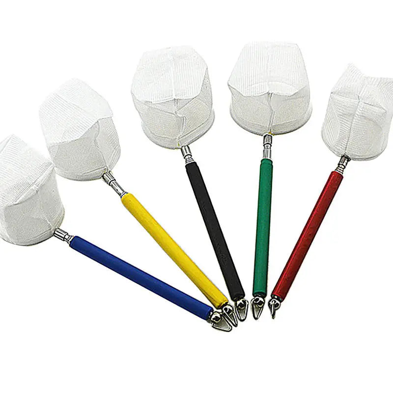 Hot Selling Retractable Stainless Steel Fishnet Plastic Pocket Shrimp Catching Cleaning Net for Aquarium Use