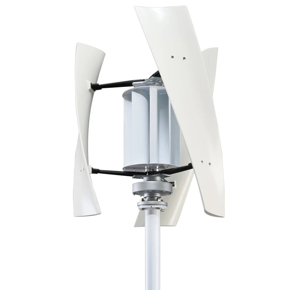 New Arrival CoreChain 2000W Vertical Axis Wind Turbine DC24V 24V Alternative Energy Generator 220V AC Output 125CM Rotor