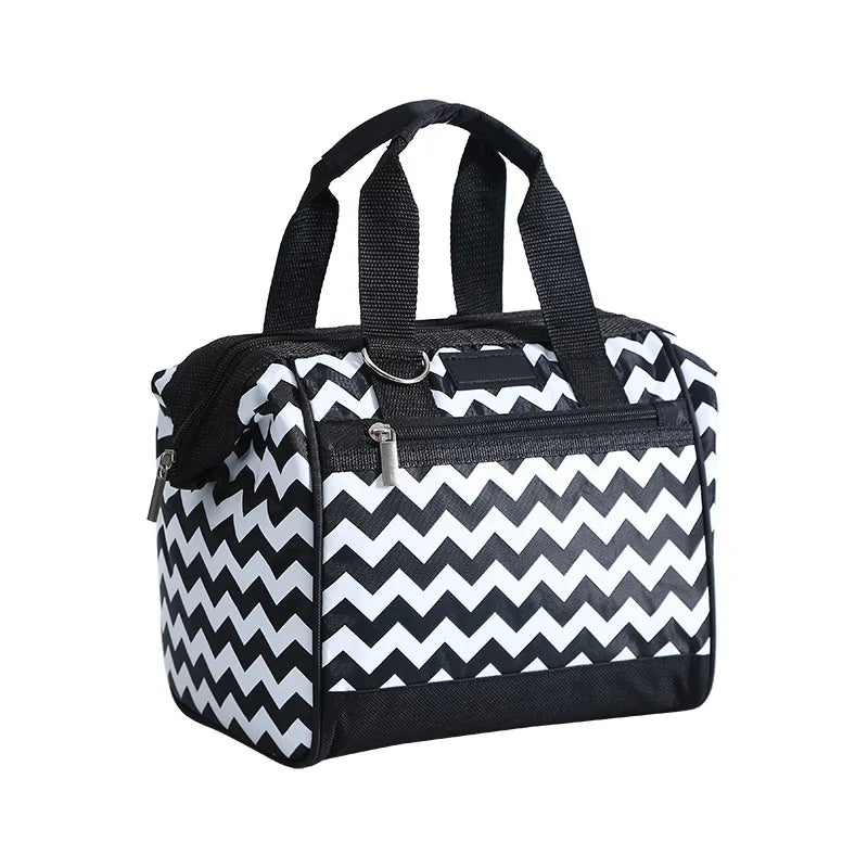 Cooler Lunch Bags Women Insulated Food Insulated Beach Bag With Cooler Black Lunch Cooler Bag Large-capacity Leakproof Backpack