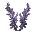 3D Beaded Rhinestone Sew-On Flower Applique Patches Hand-Sewn Motif for Garments Shoes Nails Weddings Weddings Dresses Fashion
