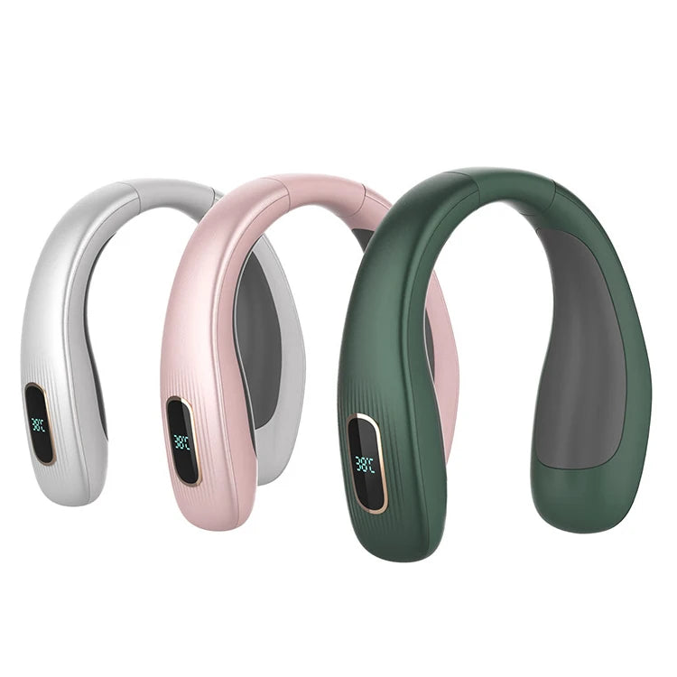 Adjustable Thermostat Portable Hand-Free USB Smart Digital Display Neck Warmer for Winter Household Sundries