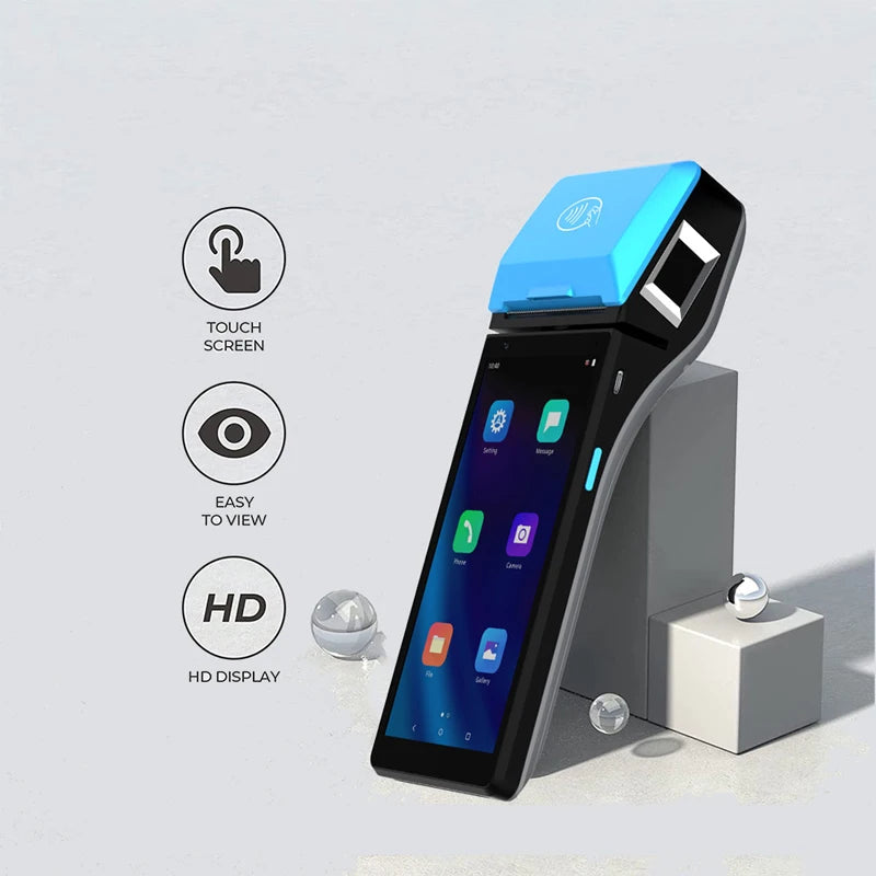 Pos Terminal 6 Inch Touch Screen Handheld Fingerprint Bus Payment Pos Terminal Z500