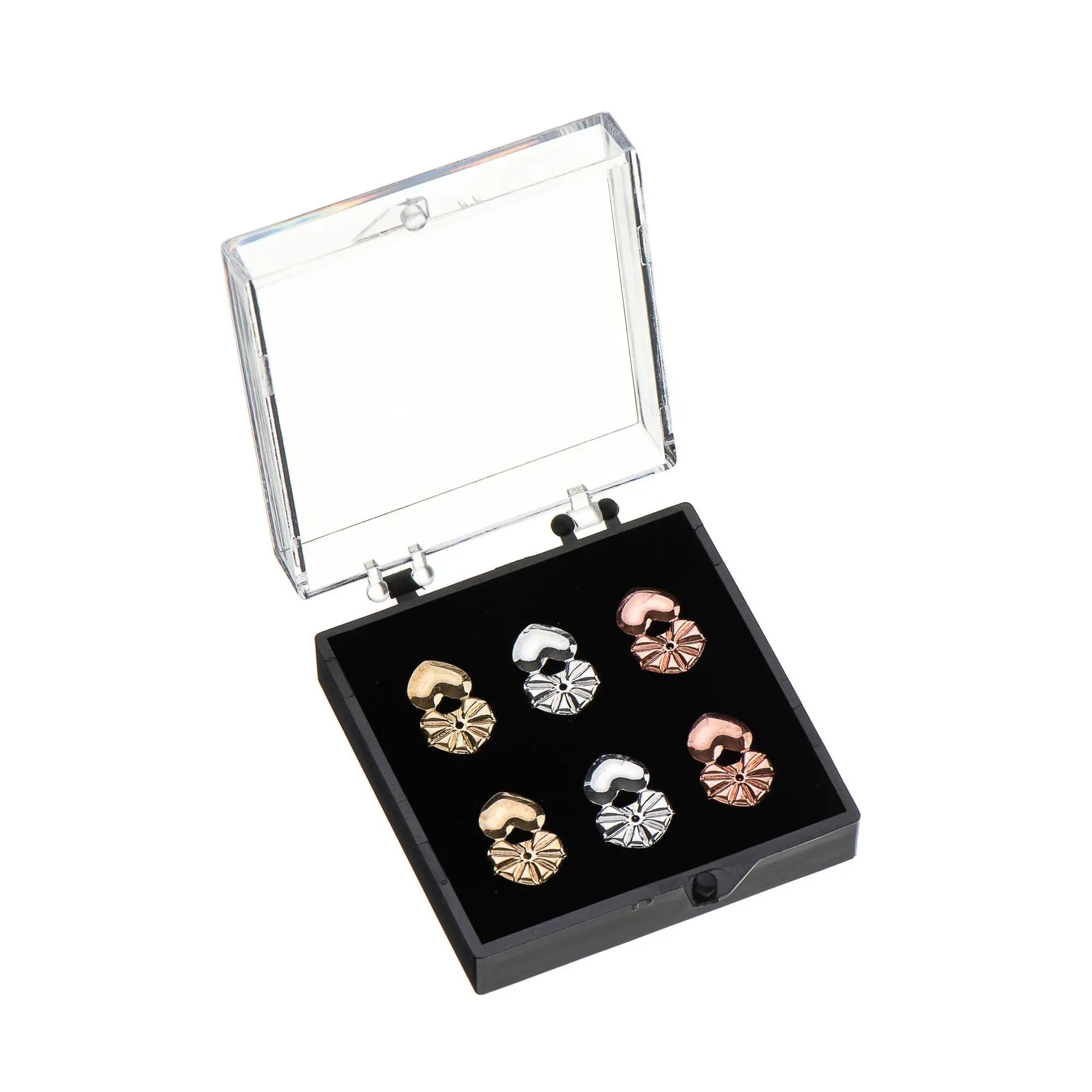Magic Bax Support Heavy Lobe Backing Secure Safety Ear Support Earring Lifters Backs with Box R.GEM.