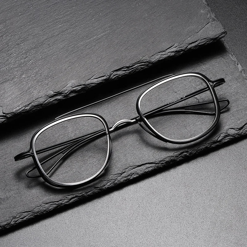 DTX118 2023 Popular New Model Retro Handmade China Wholesale Titanium Ready Stock  Optical Eyeglasses Frames
