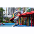 Stainless Steel Spiral Slide Tube for Adults and Kids-Garden & Residential Use Customizable Size High Capacity