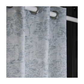 M&Y Home Hot Sale Luxury Linen Sheer Curtain Fabric White Jacquard Design Living Room Windows Dye-Patterned Sheer Window Lining