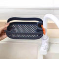 Wholesale Kitchen Plastic Sink Organizer Faucet Dishcloth Brush Storage Rack Shower Caddy Soap Sponge Holder