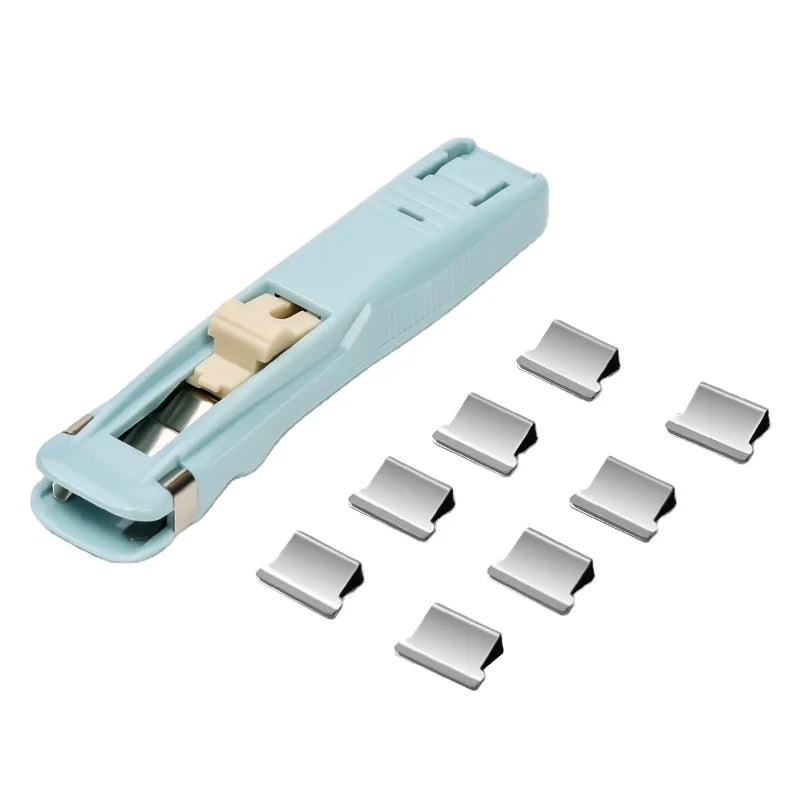 Deli 8591F Blue Clip Fastener Document Binding Paper Holder Students' Office test Paper Folder 360pcs Per Carton Set