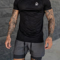 Custom 2-in-1 Hip Hop Running Quick Dry Breathable Athletic Shorts with Liner Polyester Material Waterproof Eco-Friendly for Men