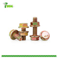 Wholesale High Strength Fastener Custom Grade 4.8 8.8 10.9  DIN6921 M4-M20  Hexagon Hex Head Serrate Flange Head Bolt
