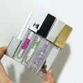 7ml Private Label Gold Silver Black Led Light Lipgloss Tube Lip Gloss Bottle Container With Mirror and Light