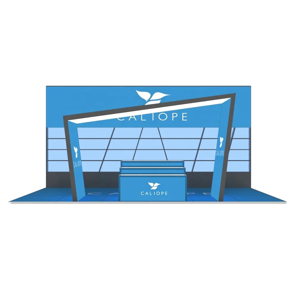 10 x 20 Modular Aluminum Frame Trade Show Booth New Design Tension Fabric Backdrop Display for Promotion Fair & Expo Event