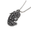Hip Hop Jewelry Vintage Stainless Steel Snake Medusa Pendant Necklace