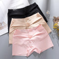 Ladies Seamless Sexy Satin Ice Silk Boxer Briefs Safety Panties Elastic Solid Color Womens Panties