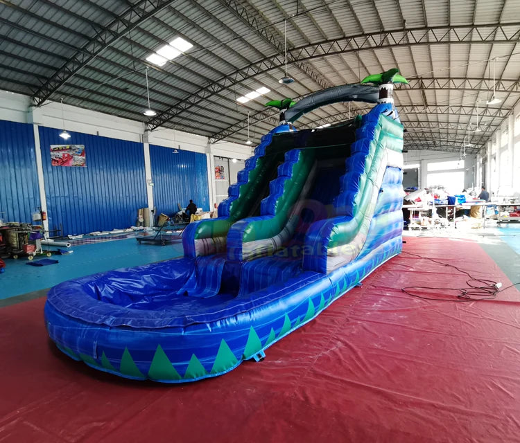 Kids Jeux Gonflables Obstacle Course Bouncer Combo Inflatable Swimming Adult Bounce House with Pool Water Slide