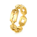 Eternity Fashion 14k Gold Hip Hop Knuckle Ring Set Wholesale Irregular Statement Stainless Steel Finger Rings Jewelry for Women