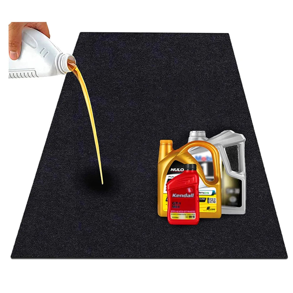 Premium Durable Absorbent Garage Floor Protector Anti slip Felt  Oil Spill Mat