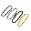 G682 Wholesale Pulsera De Acero Inoxidable Hip Hop Stainless Steel Bracelets Men Fashion Jewelry Bracelet