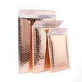 Gold Rose Pink Red Green Silver Aluminum Cosmetics Jewelry Package Mailer Envelop Bag Rose Gold Bubble Mailer