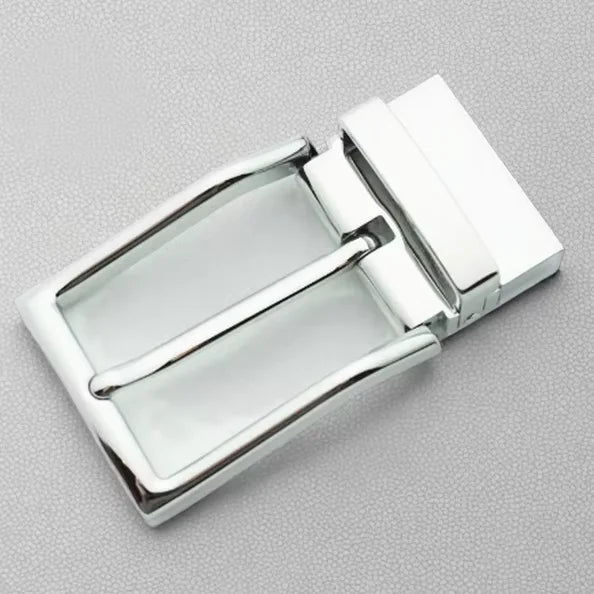 2025 Factory Sale New Design Fashion 35mm Strap Reversible Belt Pin Buckle Conchos for Leather