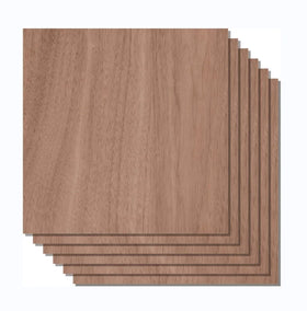 Laser Engraving Carved Unfinished Wood Squares Round Wooden Cutouts Wood Blank for Crafts Supplies