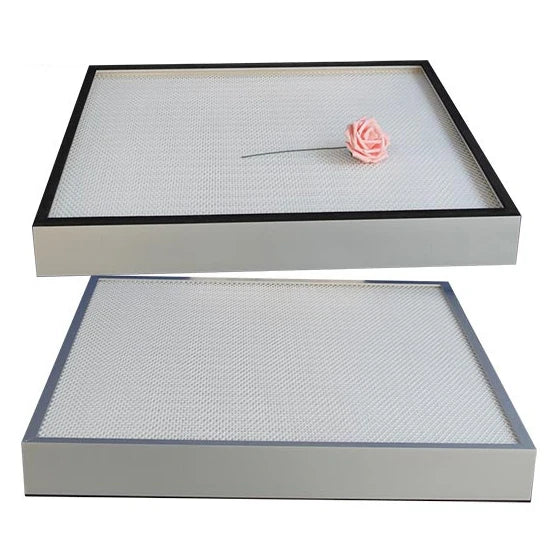 China Manufacturer's H13 H14 U15 HEPA Air Filter Element Aluminum Alloy Frame Ultrafine Fiberglass Media Laminar Flow New Filter