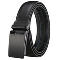 LQbelt New Belt Click Buckle Genuine Leather Belt Man's Automatic Ratchet Belts Factory Oem Custom logo